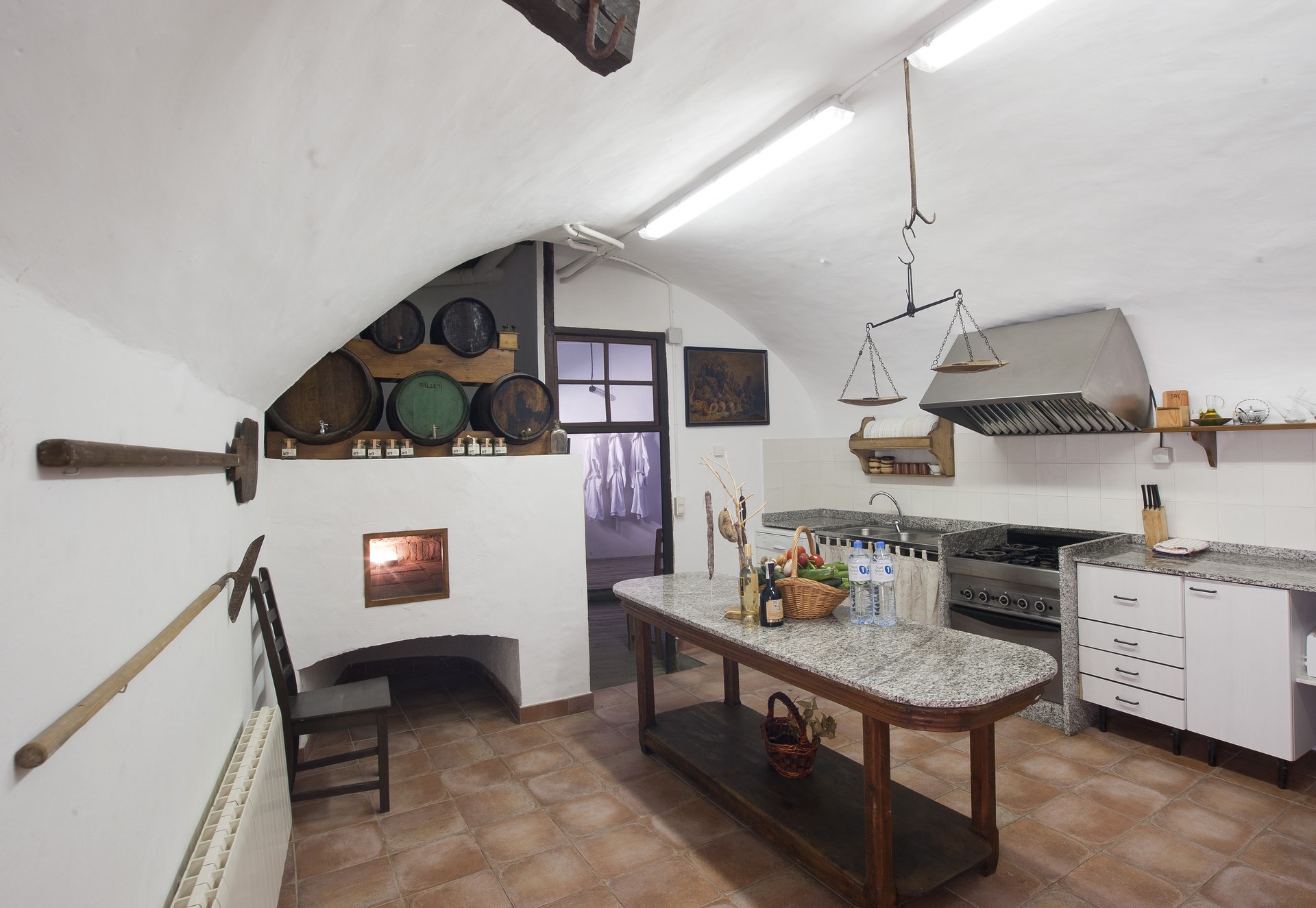 Cuina de la casa rural Casa Prat de Sant Feliu de Pallerols (La Garrotxa)